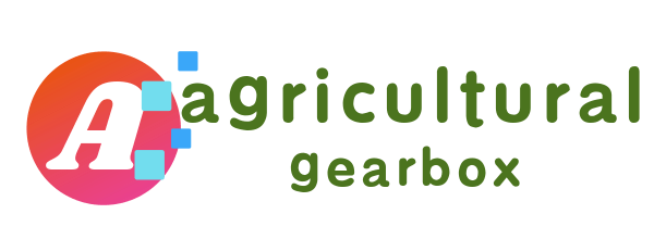 Logotipo de caja de cambios agrícola