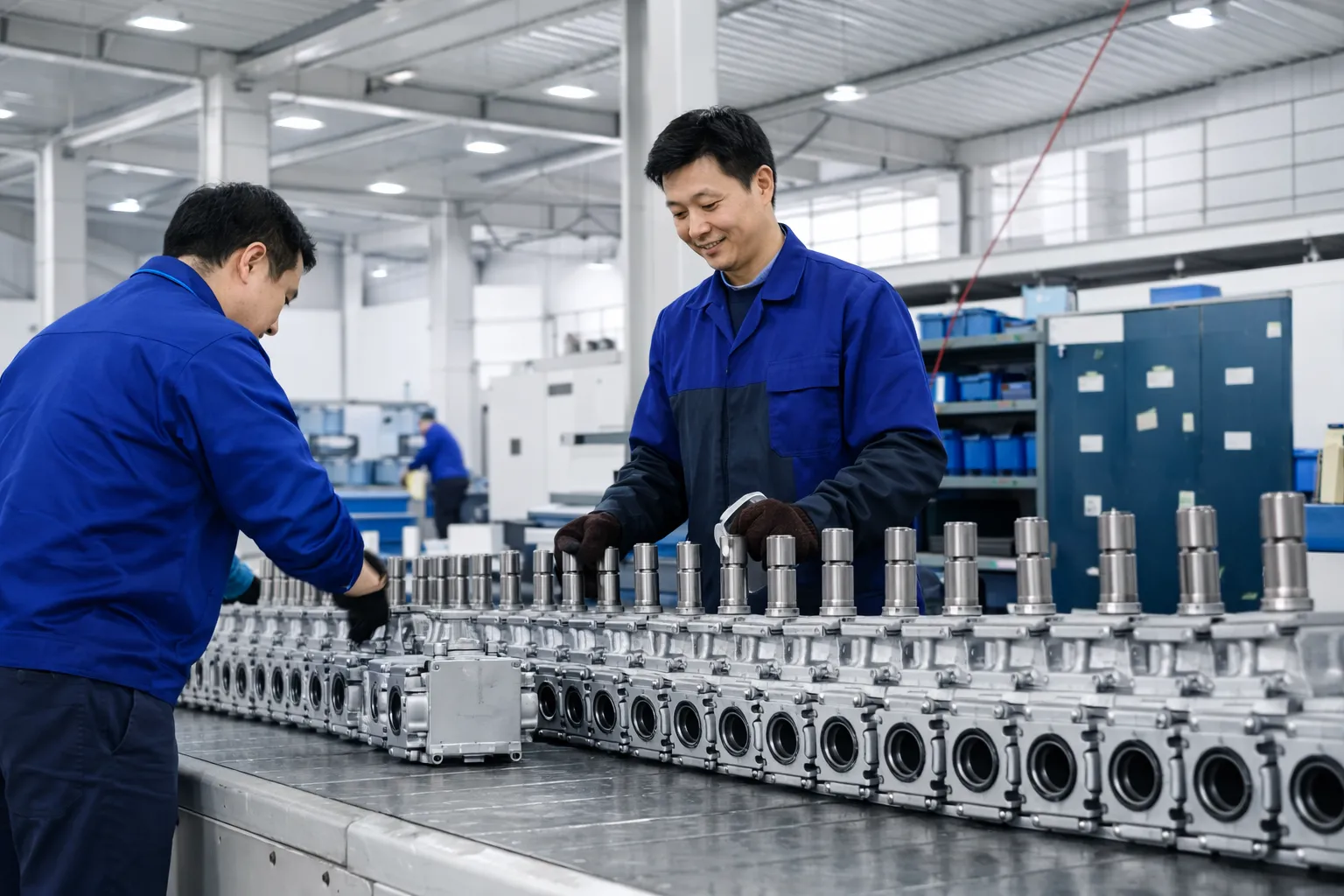 Internal components of agricultural planetary gearbox assembly